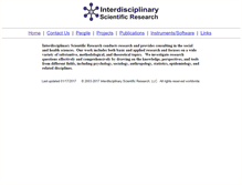 Tablet Screenshot of interscientific.net
